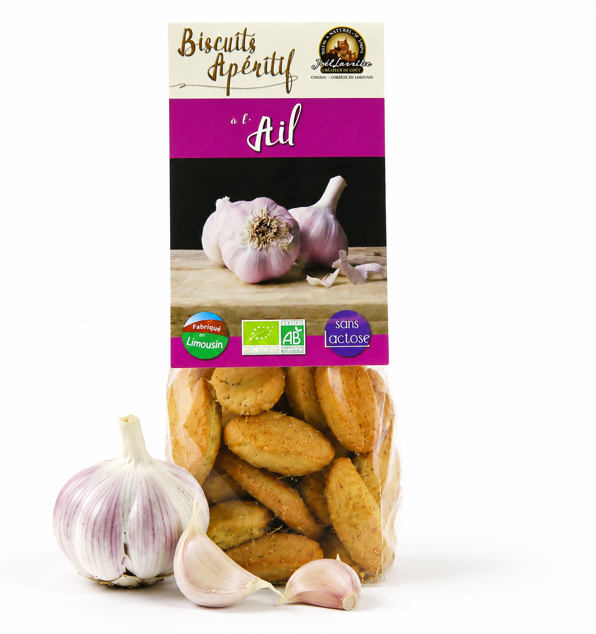 Biscuits apéritifs à l'ail